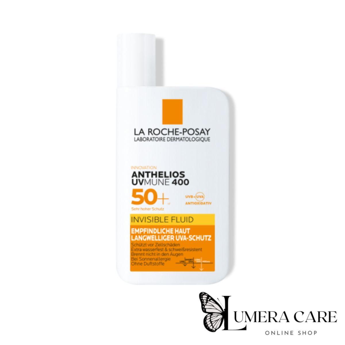 ضدآفتاب بی‌رنگ لاروش پوزای مدل آنتلیوس UVMune 400 SPF 50+ (بافت فلویید)