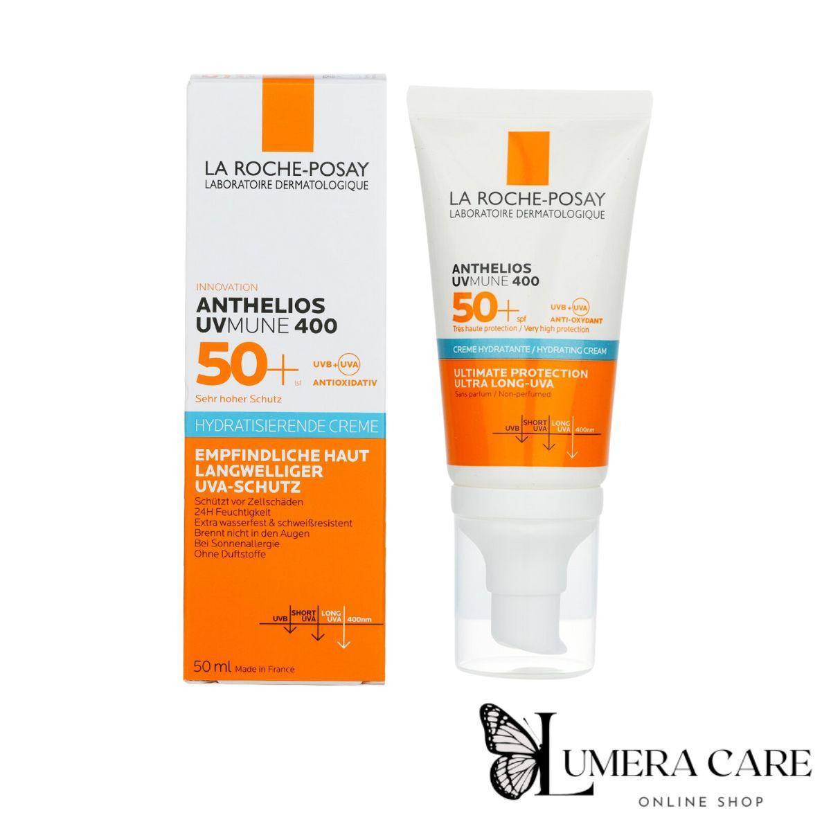ضد آفتاب مرطوب‌کننده UVMune 400 لاروش‌پوزای SPF50+"