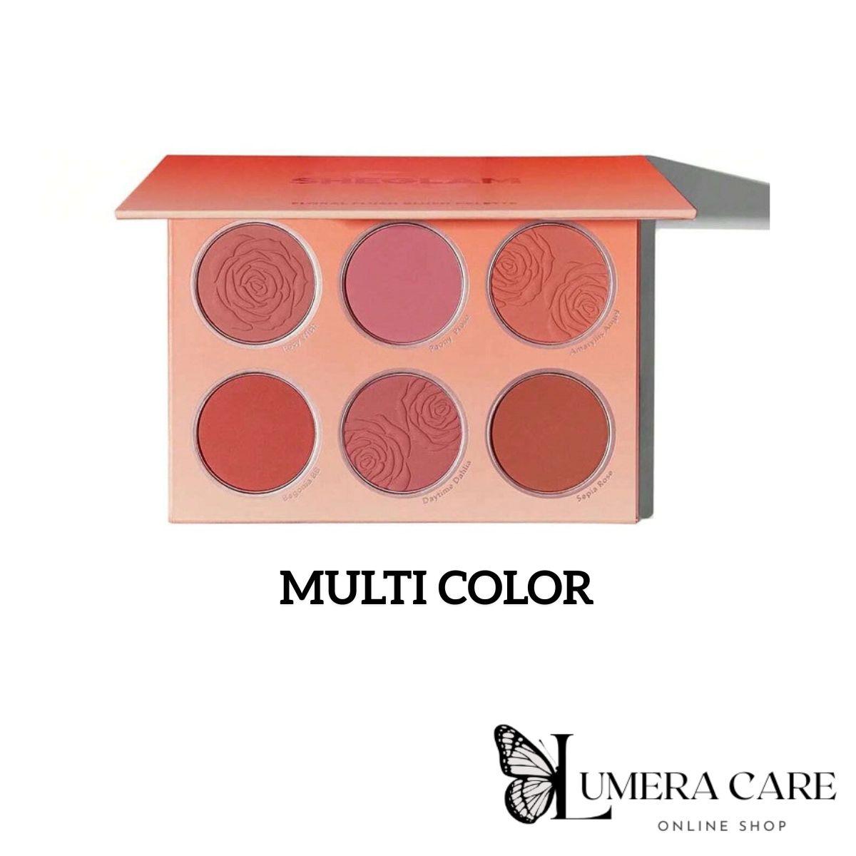 پالت رژگونه مدل FLORAL شیگلم-multi color
