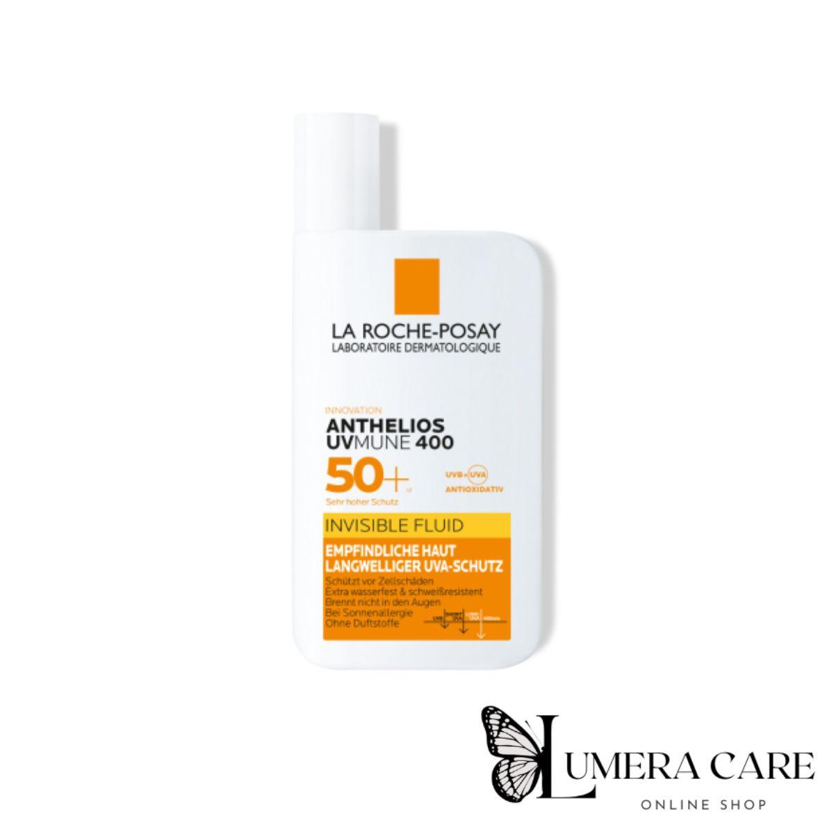 ضدآفتاب لاروش پوزای مدل Invisible Fluid با +SPF 50 +